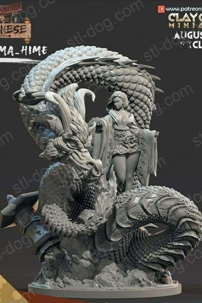 丰玉姬（Toyotama-Hime）3D打印图纸